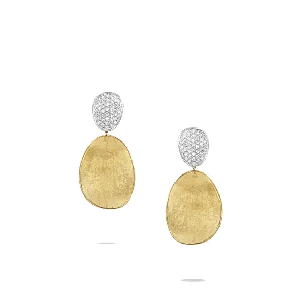 Gold-Ohrringe mit Diamanten Marco Bicego Lunaria