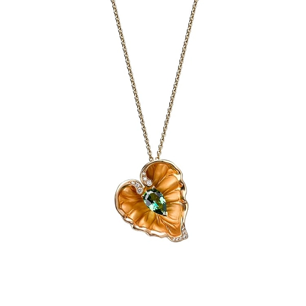 Gold-Anhänger mit Waldtopas und Diamanten Magetir Eternal Lady Juliet