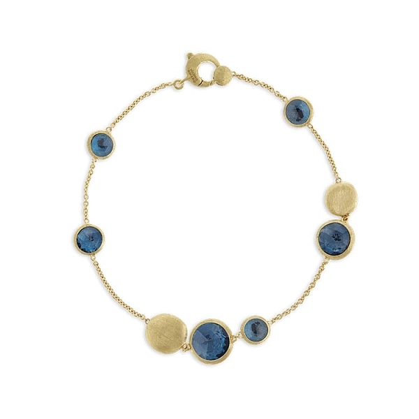 Goldarmband mit blauem Topas Marco Bicego Jaipur