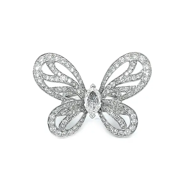 Goldring mit Diamanten