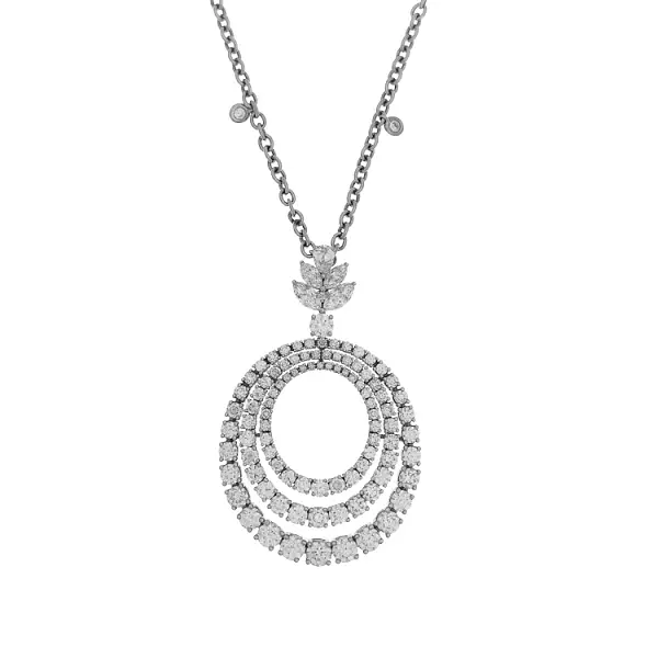 Gold-Anhänger mit Diamanten