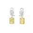 Gold-Ohrringe mit gelbem Fancy-Diamanten