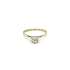 Gold Verlobungsring mit Zirkon