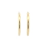 Feine Creolen aus 14K Gelbgold, Ø 46,80 mm