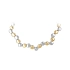 Elegante Damenhalskette aus bicolor Gold