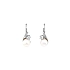 Elegante Ohrringe mit Perle und Zirkonia