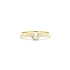 Minimalistischer Verlobungsring aus Gelbgold mit Diamant
