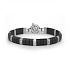 Baraka Herrenarmband aus Gold mit schwarzer Keramik BR351091
