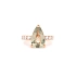 Ring aus 18kt Roségold mit Turmalin und Diamanten