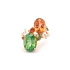 Ring aus 18kt Gold mit Turmalinen, Saphiren und Diamanten