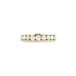 Diamantring aus 18 K Roségold – Half-Eternity Stil