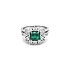 Goldring mit Smaragd und Diamanten
