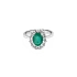 Goldring mit Smaragd und Diamanten