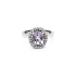 Goldring mit Amethyst und Diamanten