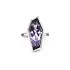Goldring mit Amethyst und Diamanten