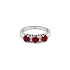 Goldring mit Rubinen und Diamanten