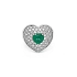 Goldring mit Smaragd und Diamanten