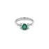 Goldring mit Smaragd und Diamanten