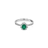 Goldring mit Smaragd und Diamanten