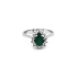 Goldring mit Smaragd und Diamanten