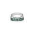 Goldring mit Smaragden und Diamanten