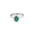 Goldring mit Smaragd und Diamanten