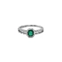 Goldring mit Smaragd und Diamanten