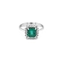 Goldring mit Smaragd und Diamanten