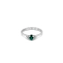 Goldring mit Smaragd und Diamanten