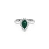 Goldring mit Smaragd und Diamanten