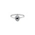 Goldring mit Saphir und Diamanten