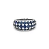 Goldring mit Saphiren und Diamanten