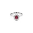 Goldring mit Rubin und Diamanten