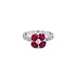 Goldring mit Rubinen und Diamanten