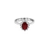 Goldring mit Rubin und Diamanten