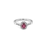 Goldring mit Rubin und Diamanten