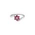 Goldring mit Rubinen und Diamanten