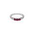 Goldring mit Rubinen und Diamanten