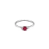 Goldring mit Rubin und Diamanten