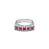 Goldring mit Rubinen und Diamanten