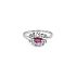 Goldring mit Rubin und Diamanten