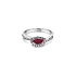 Goldring mit Rubin und Diamanten