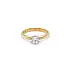 Gold Verlobungsring mit Diamant