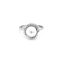 Goldring mit Naturperle und Diamanten