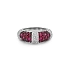Goldring mit Rubinen und Diamanten