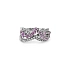 Goldring mit rosa Saphiren und Diamanten