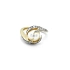 Goldring mit Naturperle und Diamanten