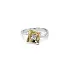 Goldring mit Diamant