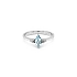 Goldring mit Aquamarin und Diamanten