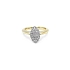 Goldring mit Diamanten